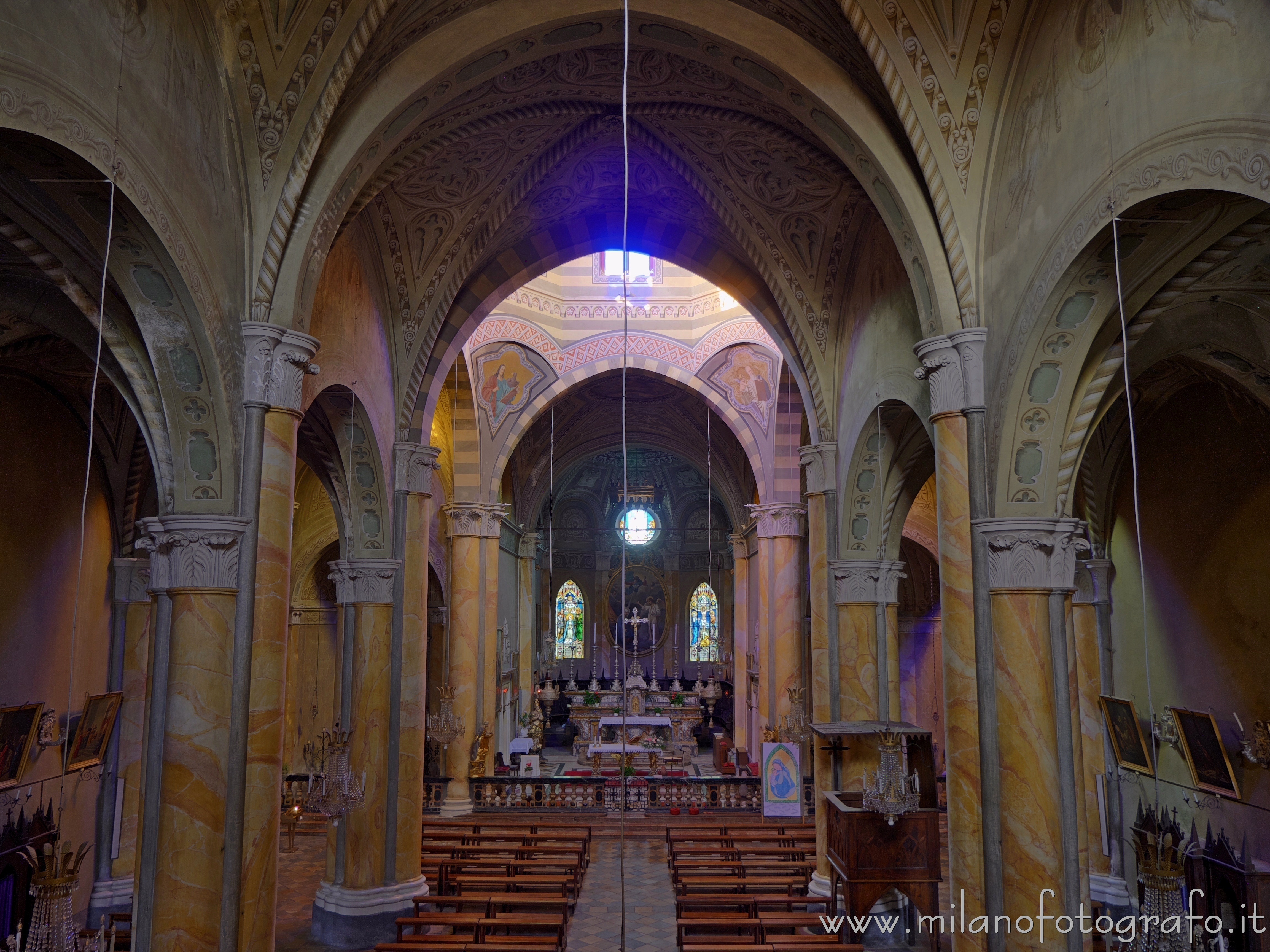 Masserano (Biella, Italy) - Interior of the Church of the Most Holy Announced - Full resolution picture